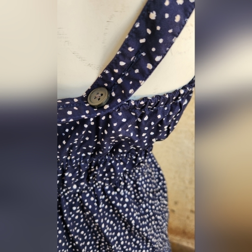 J.CREW Tiered Midi Dress W/ Convertible Straps in Dot - Picture 3 of 7